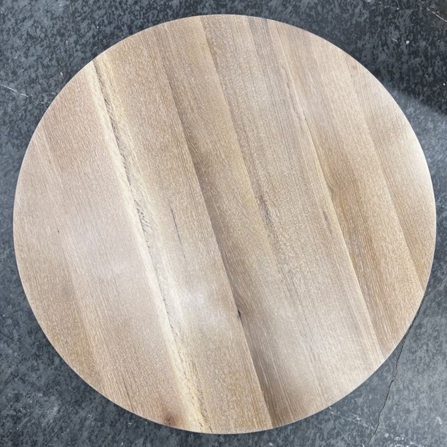 Custom Made Round White Oak Table Top