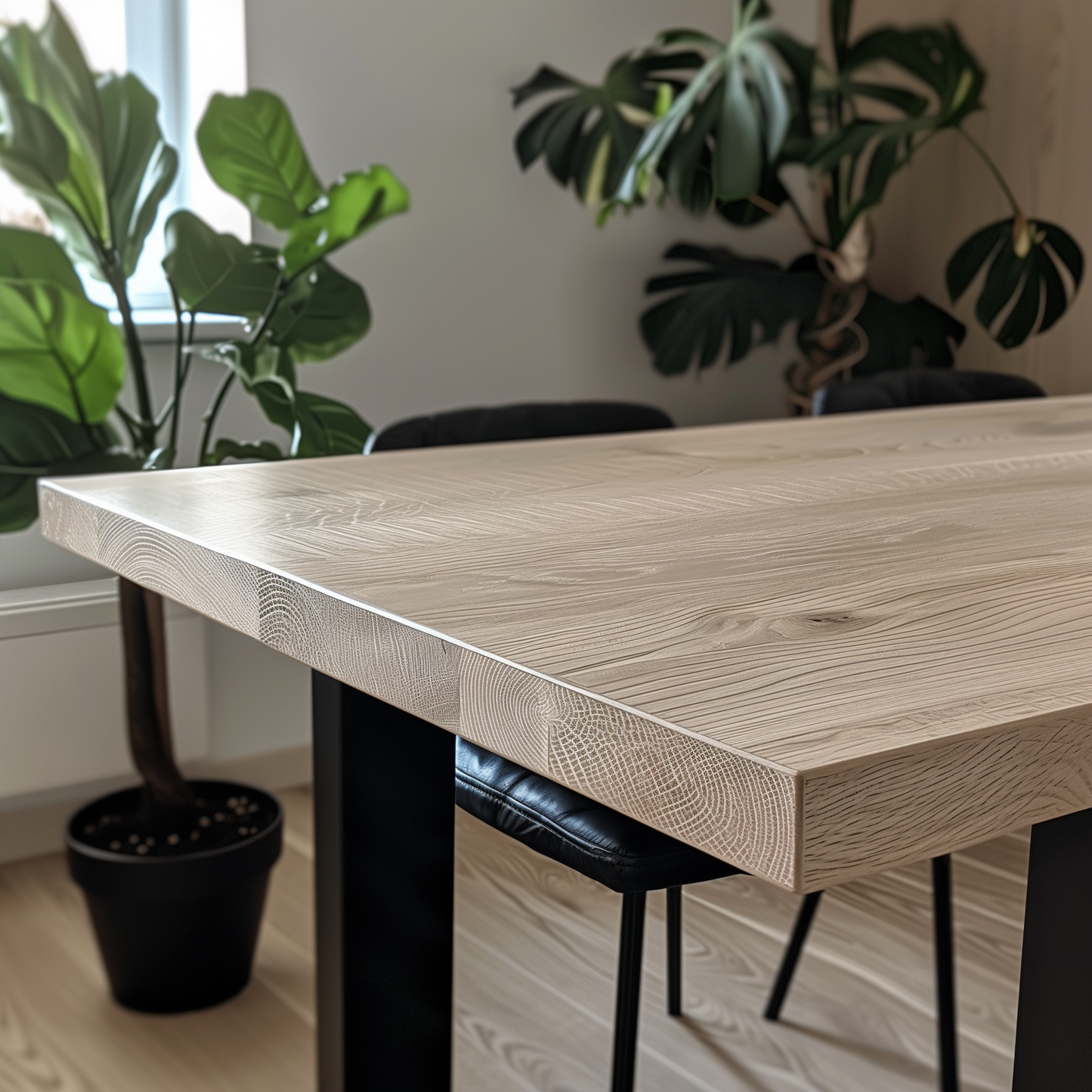 Custom Made Rectangular White Oak Table Top