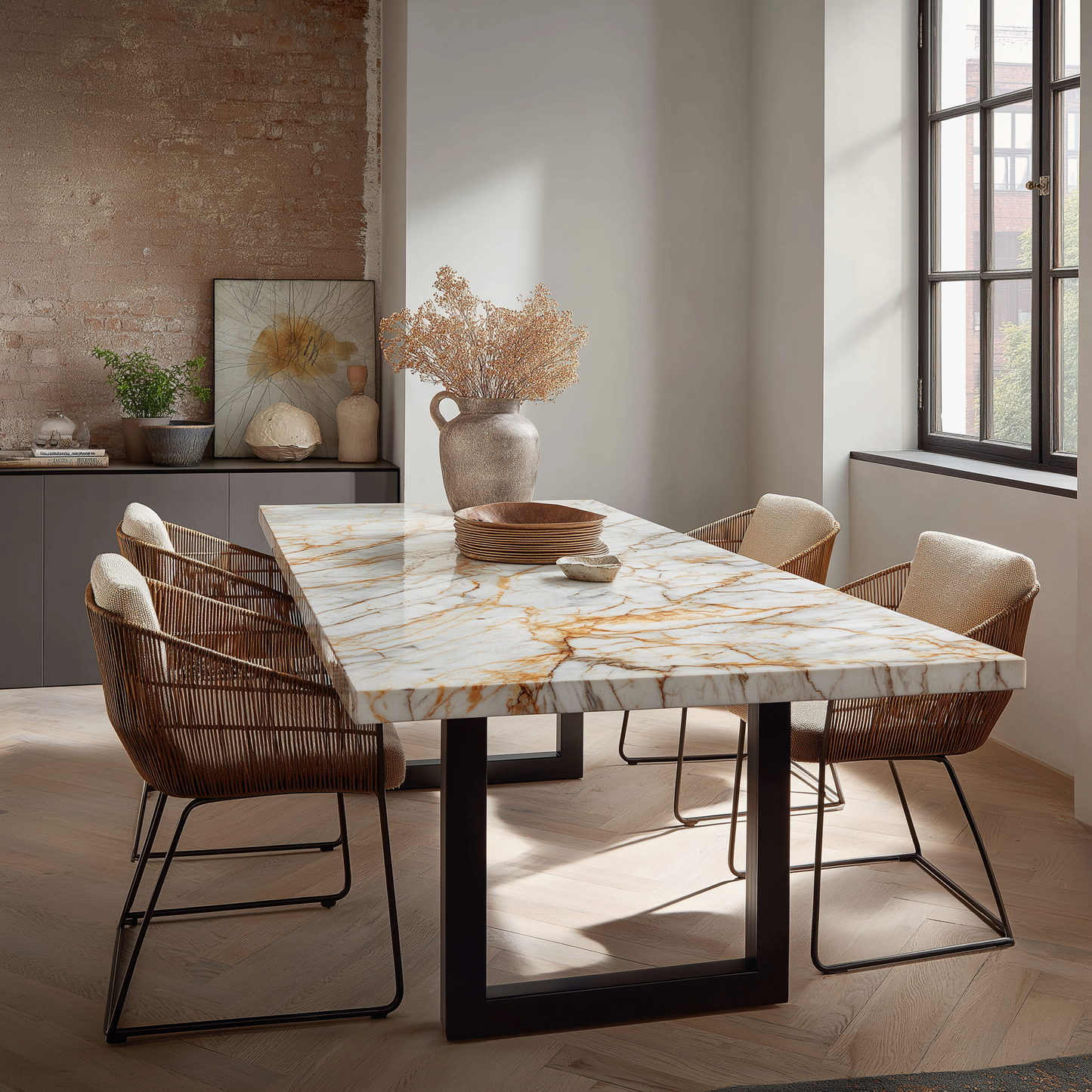 Custom Made Rectangular Dining Table