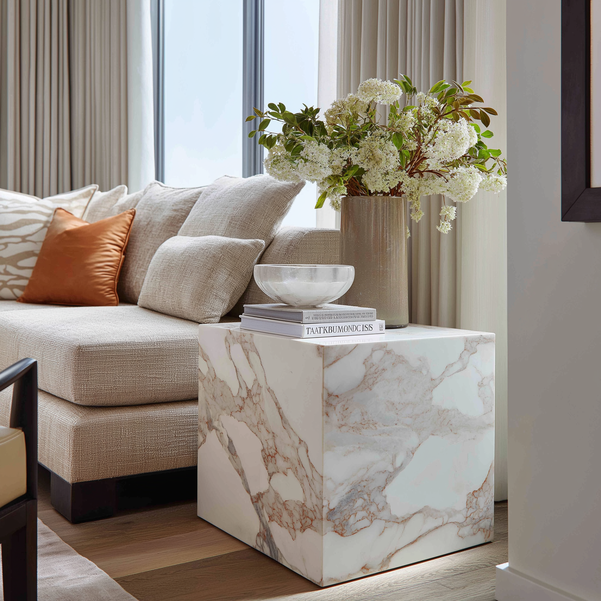 Custom Stone & Marble Side Tables | Luxury End Tables Canada – DecorUrs