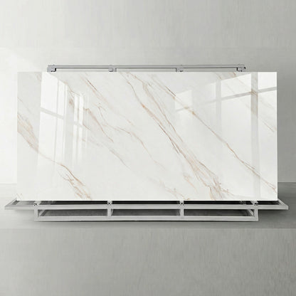 Lavender Rectangular Stone Coffee Table