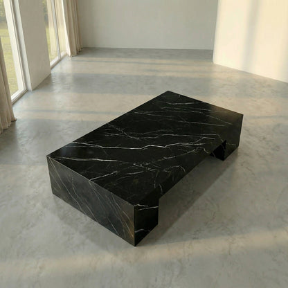 Dahila Rectangular Stone Coffee Table