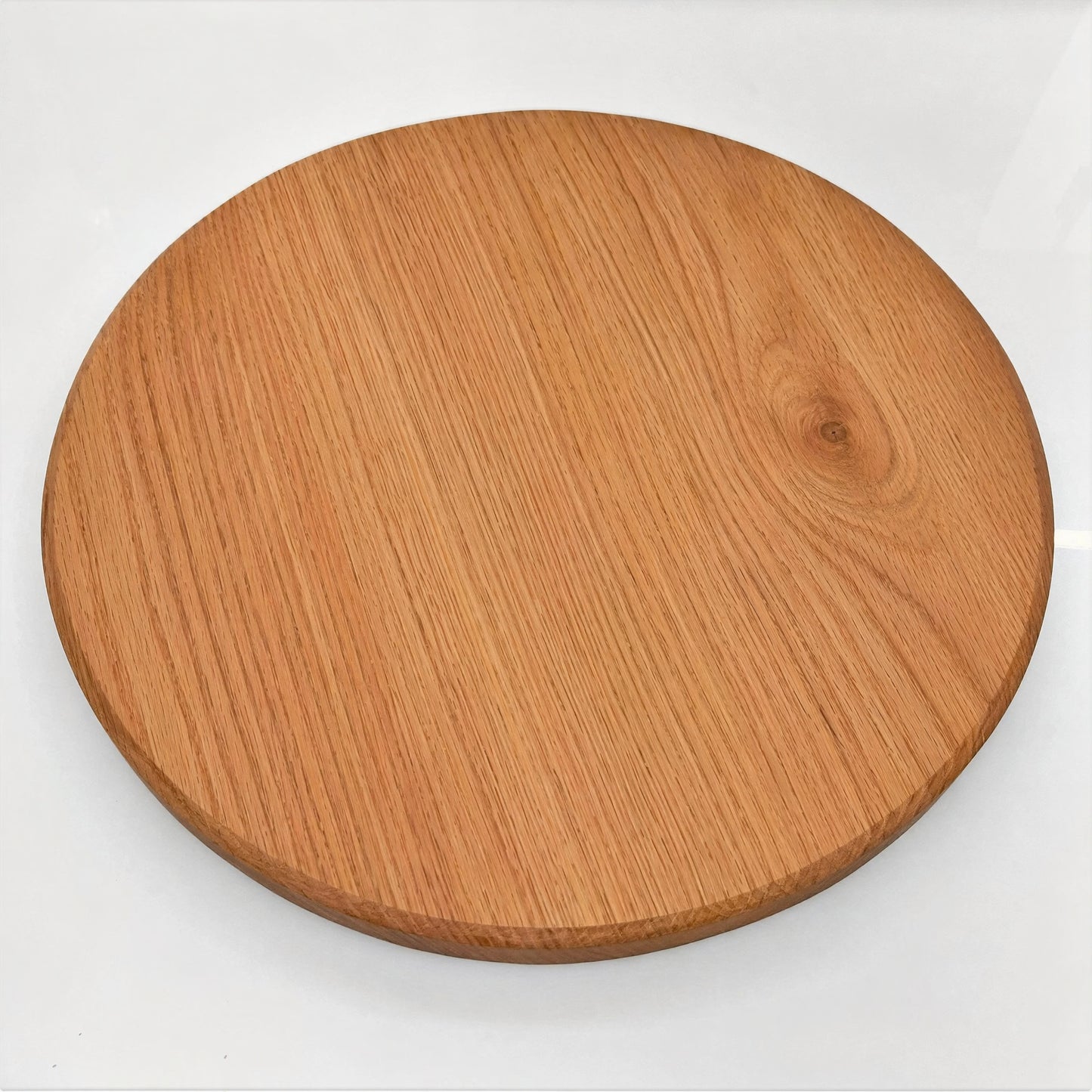 Custom Made Solid Wood Round Table With Curved Spider Base