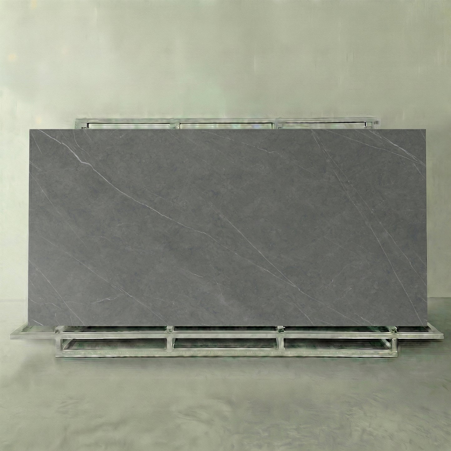 Lavender Rectangular Stone Coffee Table