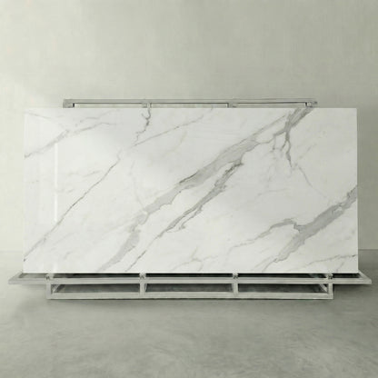 Lavender Rectangular Stone Coffee Table