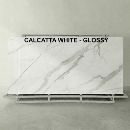 Custom Made Rectangular Stone Dining Table With Solid Wooden Base