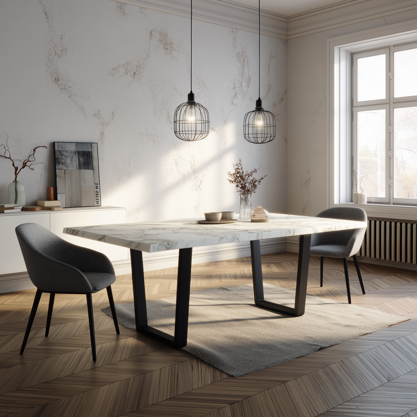 Custom Made Rectangular Dining Table