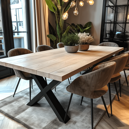 Custom Made Rectangular White Oak Table Top