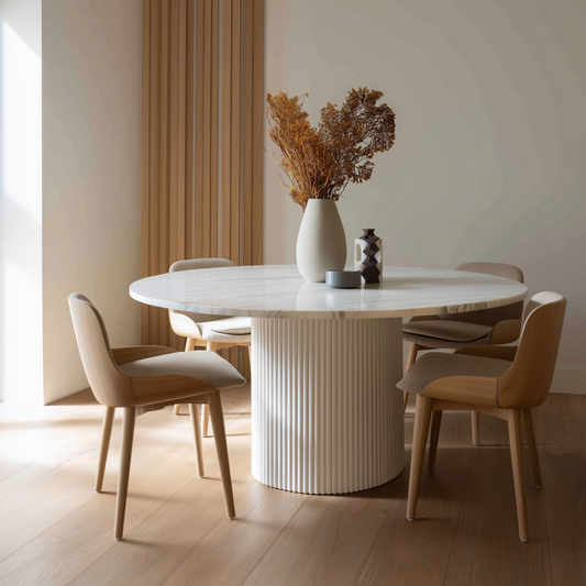 Custom Made Round Dining Table