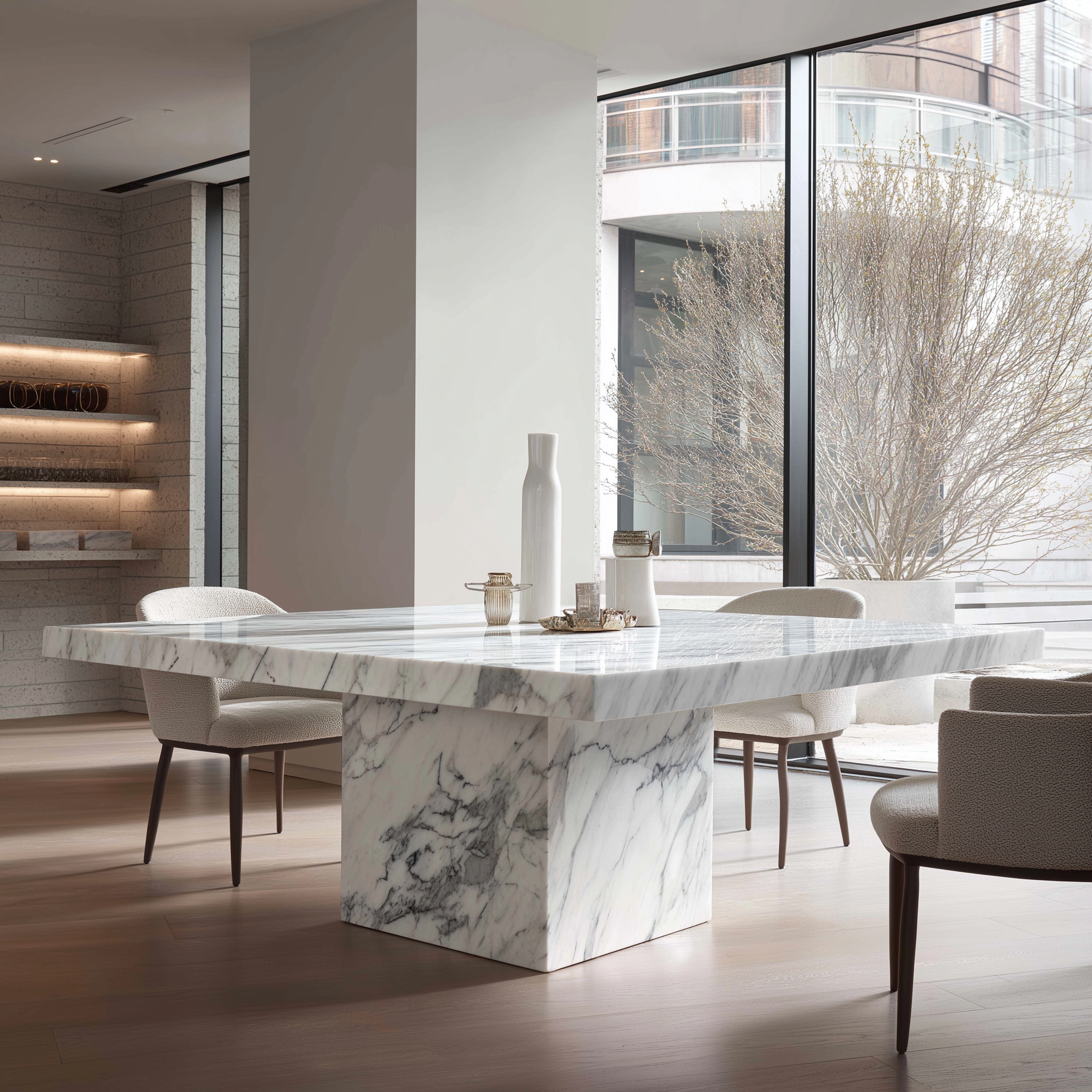 Custom Made Square Dining Table – DecorUrs