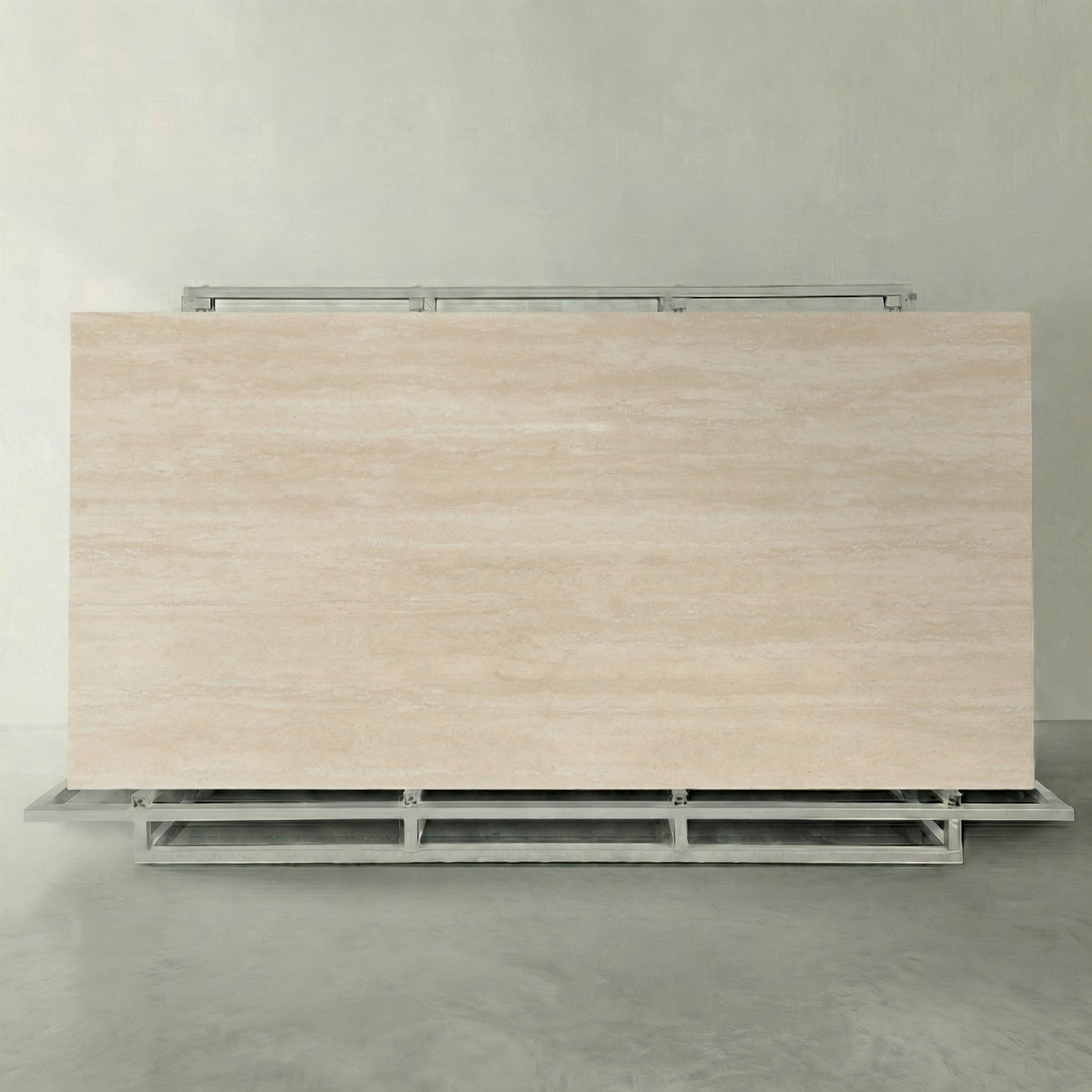 Lavender Rectangular Stone Coffee Table