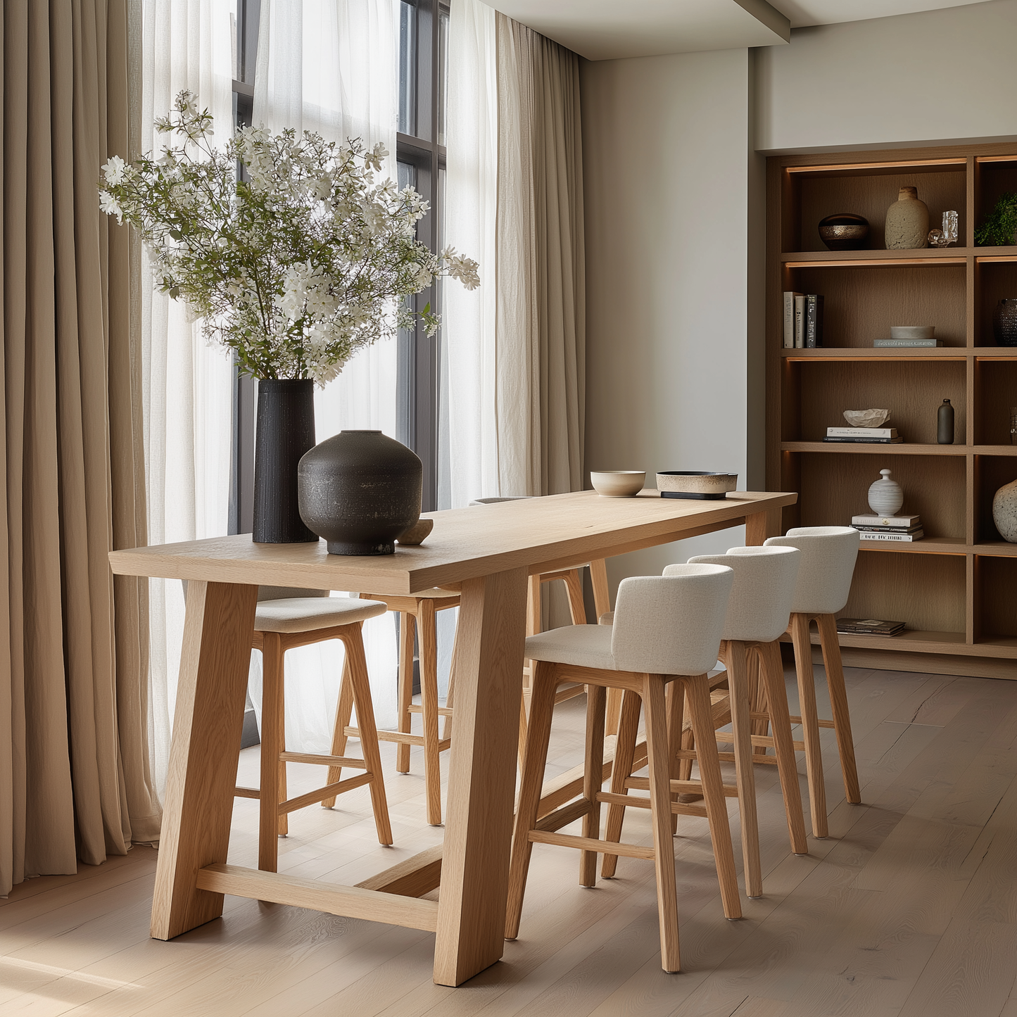 Hardwood Bar Table