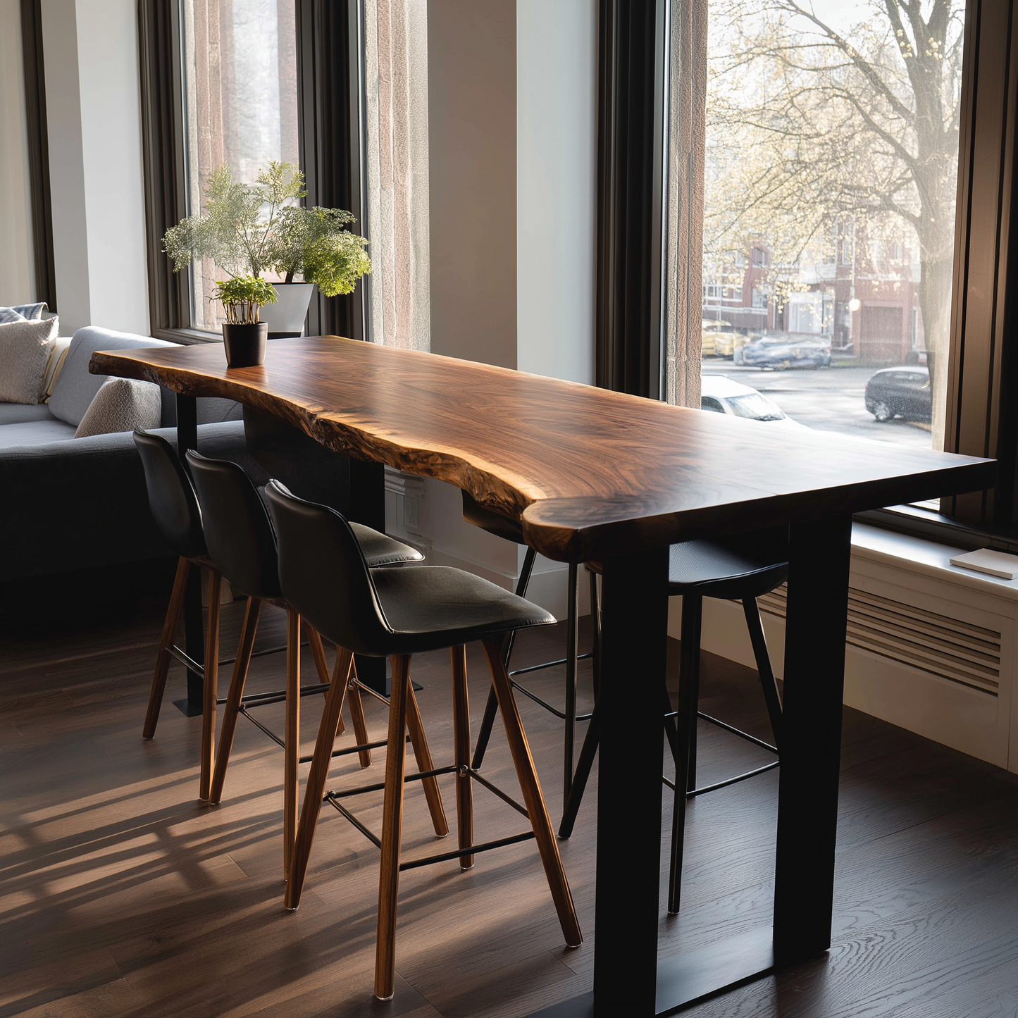 Hardwood Bar Table